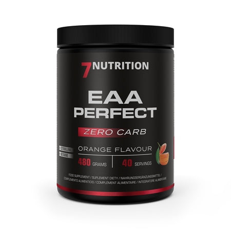 7Nutrition EAA Perfect 480g Orange Amino Acids Muscle Regeneration