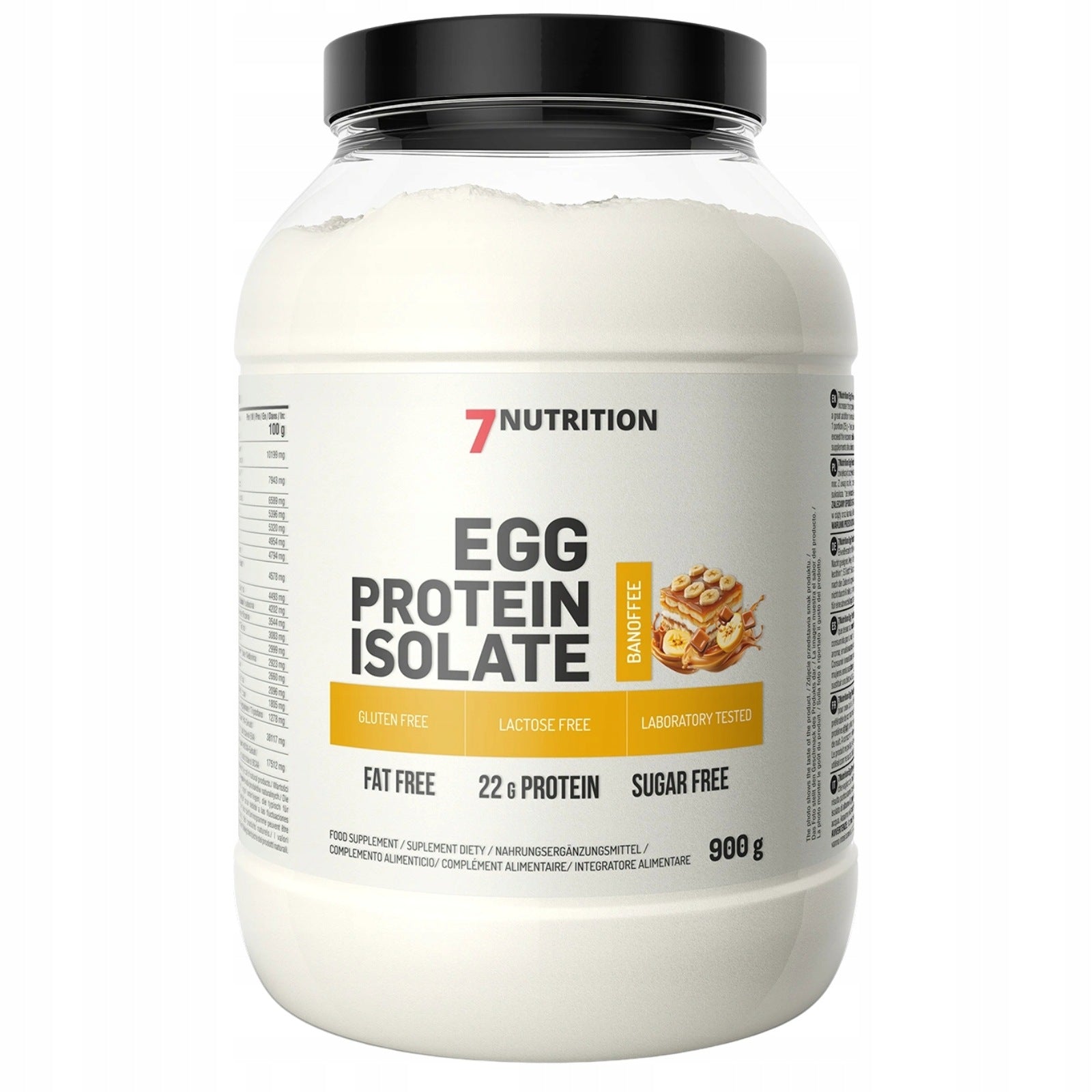 7Nutrition EGG Protein 900 g Banoffee CHICKEN PROTEIN EGG ISOLATE