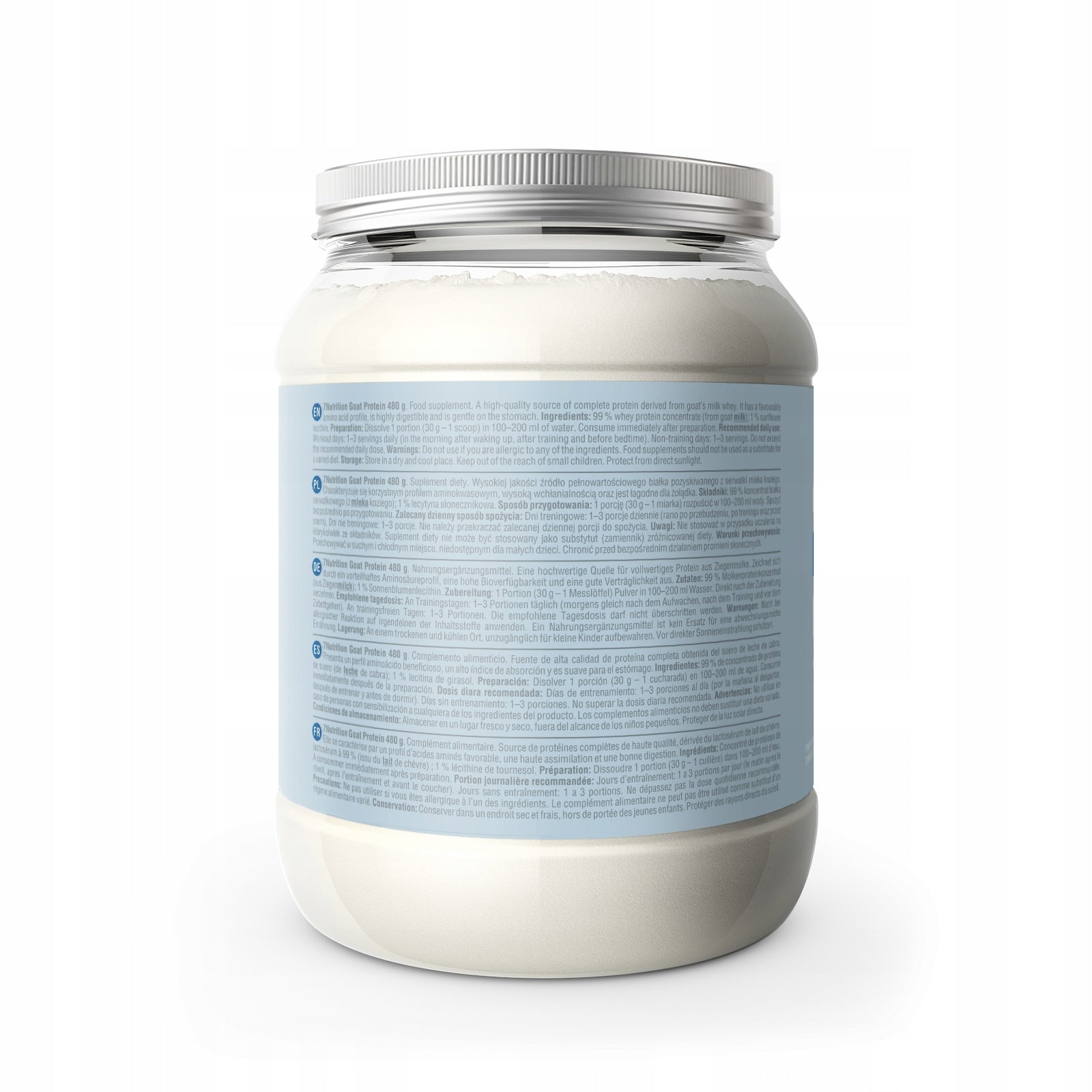 7Nutrition Natural GOAT Protein Natural 480 g WPC GOAT PROTEIN CONCENTRATE Expiration date not specified