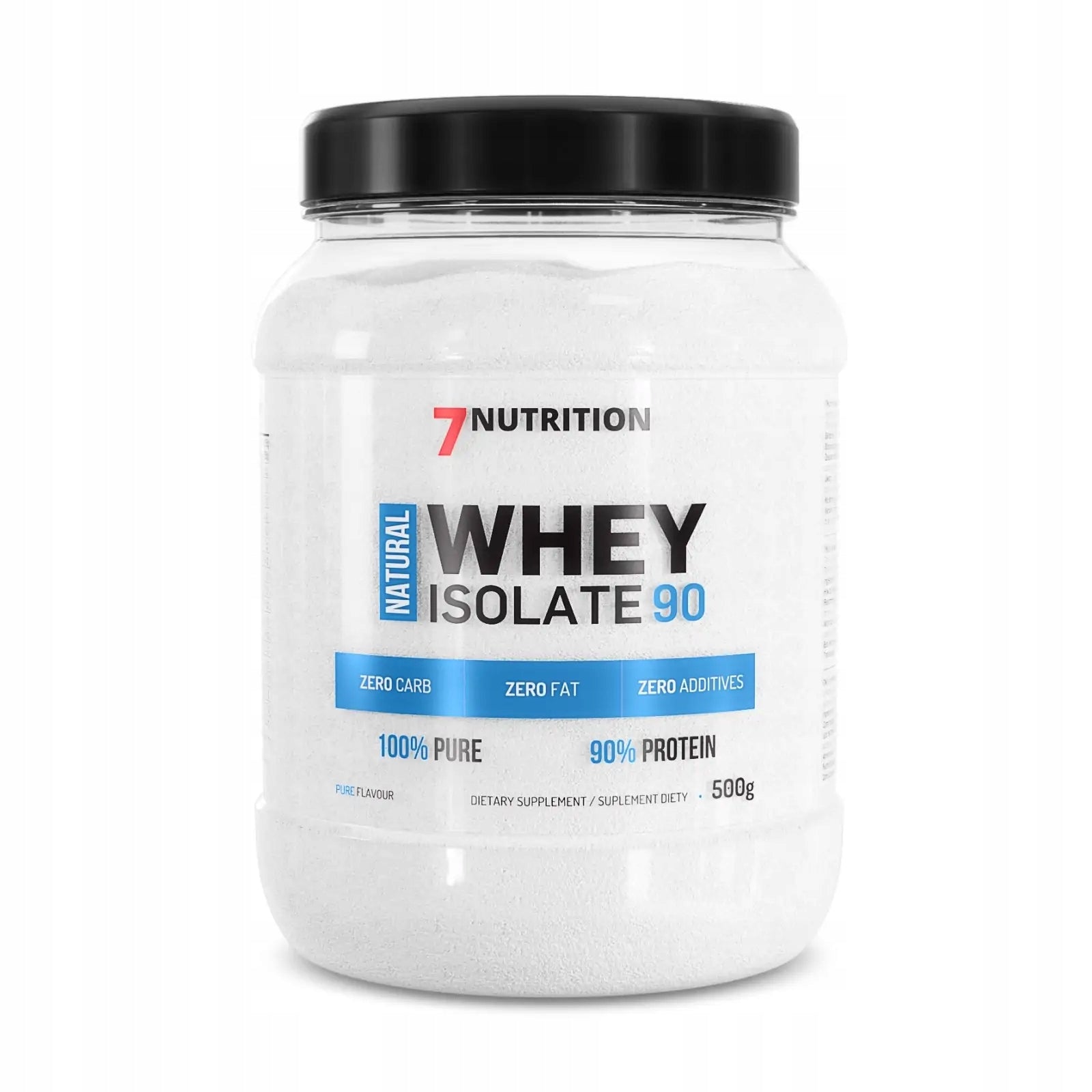 7Nutrition Natural Whey Isolate 90 500g WPI Protein Conditioner Pure Isolate Expiration date not specified