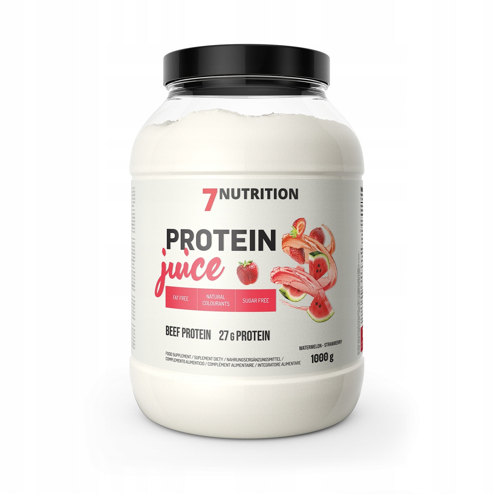 7Nutrition Protein Juice 1000 g Watermelon Strawbe