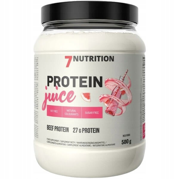 7Nutrition Protein Juice 90% protein 500g taste red soda