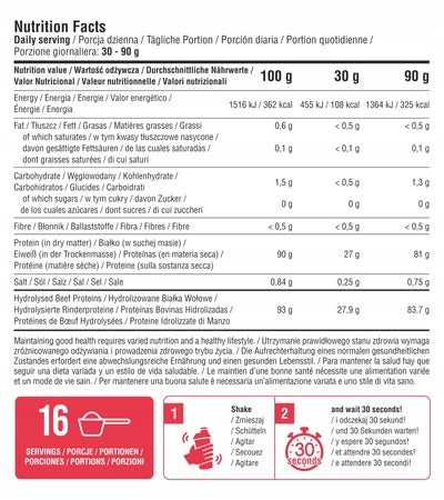7Nutrition Protein Juice protein supplement hydrolyzate watermelon-strawberry 500g Brand 7Nutrition