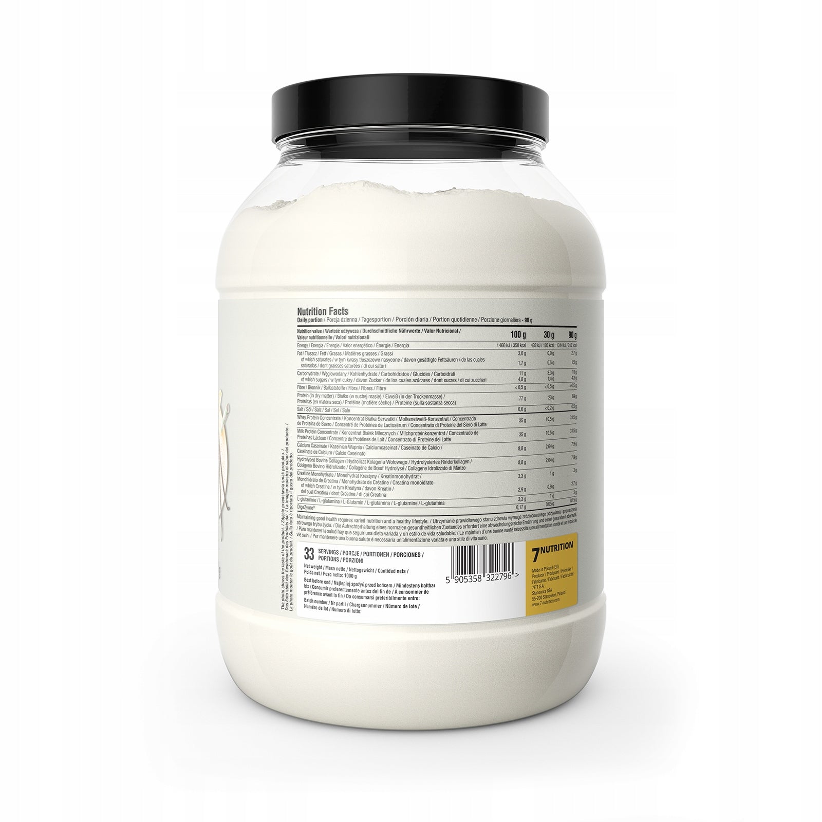 7Nutrition Protein Matrix 1000 g Vannila MIX Protein Collagen CREATINE MIX Expiration date not specified