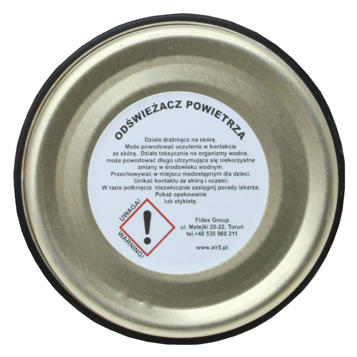 7TIN WHITE COFFEE DETAILING CAN FRAGRANCE FOR CAR AND INTERIOR Manufacturer's catalog number 7TIN COFFEE
