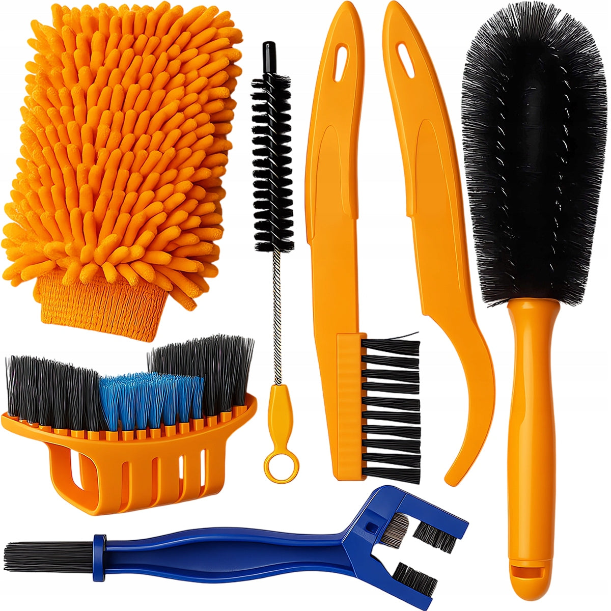 7in1 Bicycle Tire Chain Cleaning Kit