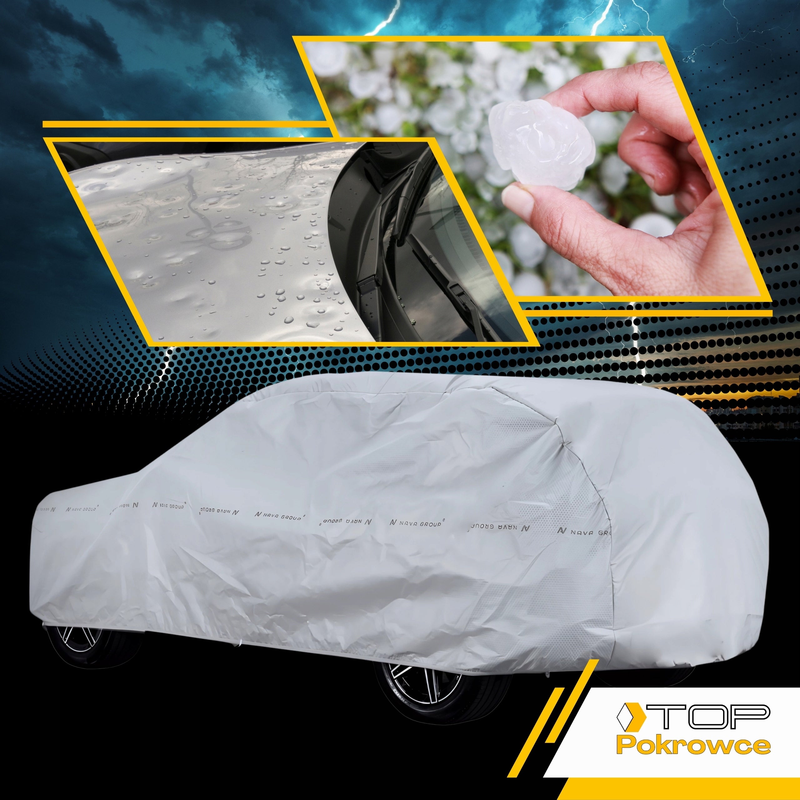 7mm Anti-Hail Cover for SUV 455 – 480cm Anti-Hamm Manufacturer's catalog number ant7+p L1SUV