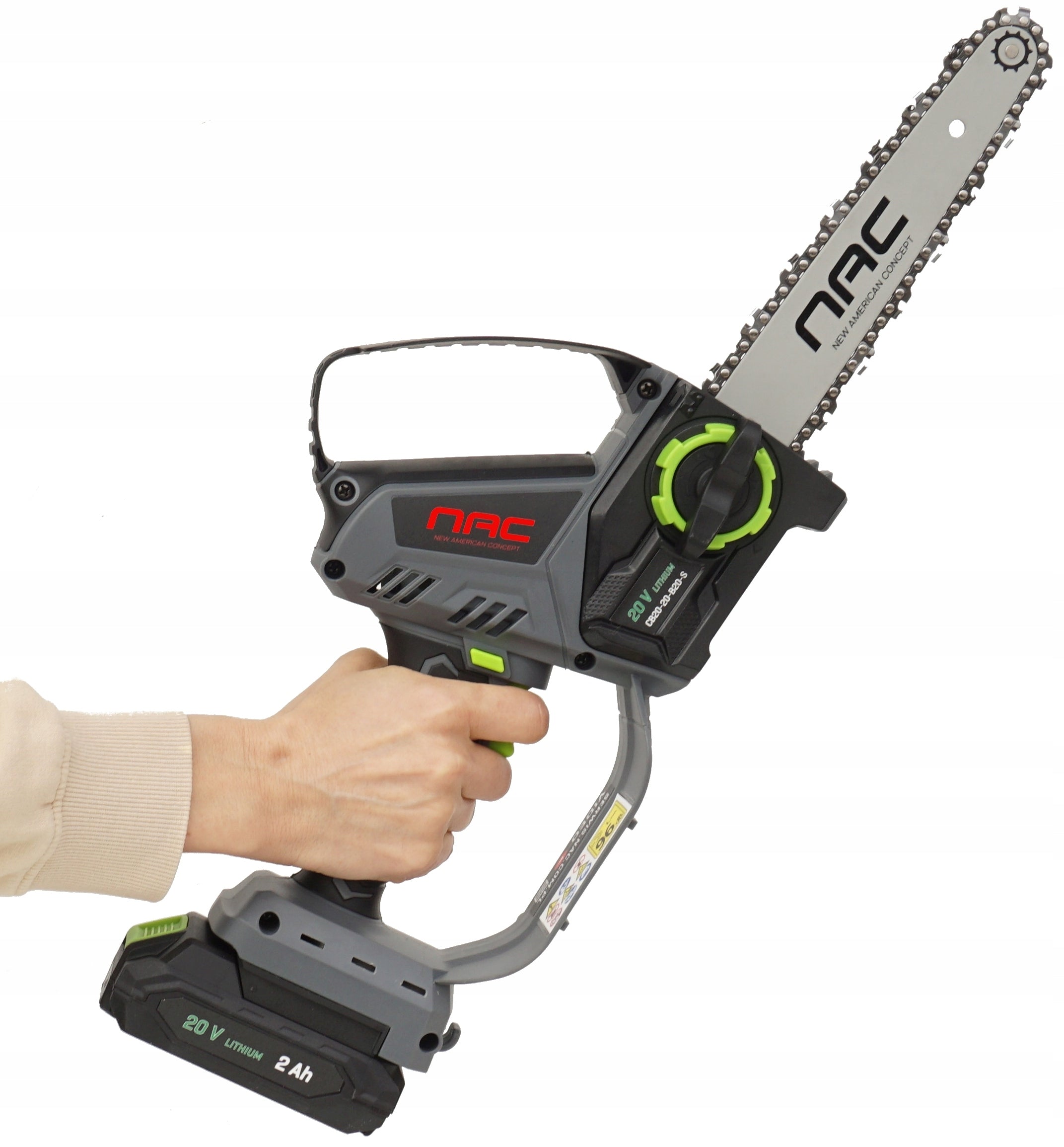 8" Cordless Branch Chainsaw with Battery and Charger NAC Brand NAC