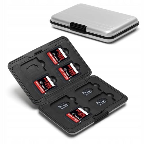 8 MEMORY CARD COMPARTMENTS PORTABLE CASE FOR SD/TF WATERPROOF Model B0FJ8KLVW7