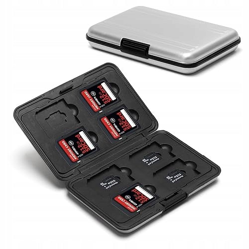 8 MEMORY CARD COMPARTMENTS PORTABLE CASE FOR SD/TF WATERPROOF