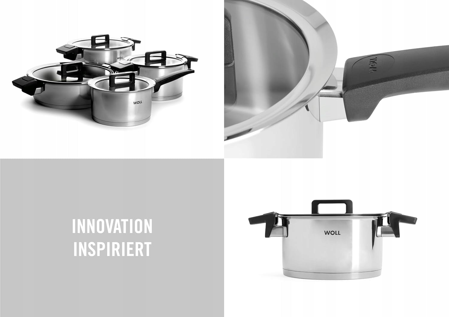 8-PIECE POT SET WOLL CONCEPT INDUCTION Manufacturer code NCSET001