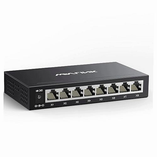 8 PORTS GIGABIT ETHERNET UNMANAGED NETWORK SWITCH FOR HOME