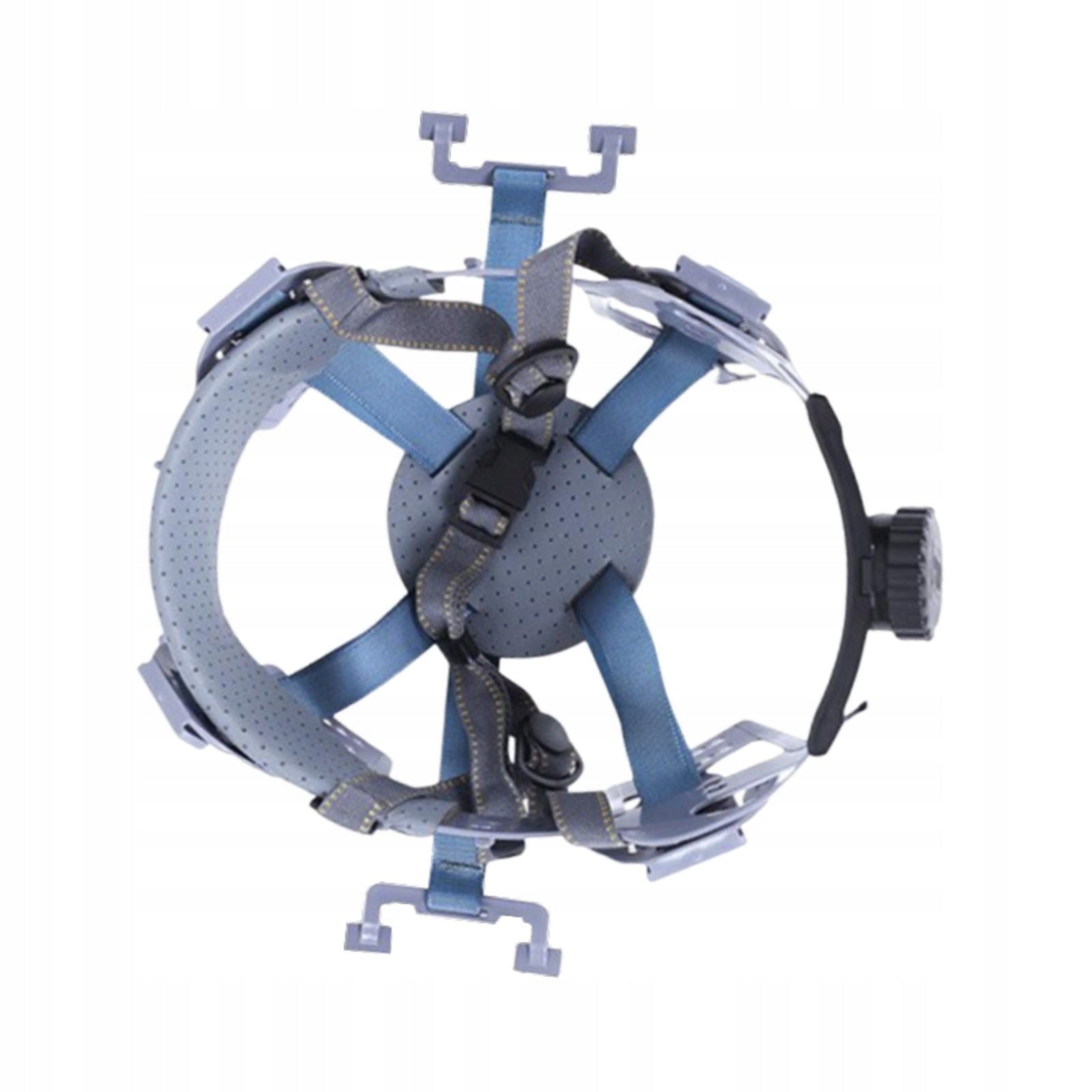 8 Point Hard Hat Replacement Suspension, Shock Absorbing Lightweight, Knob