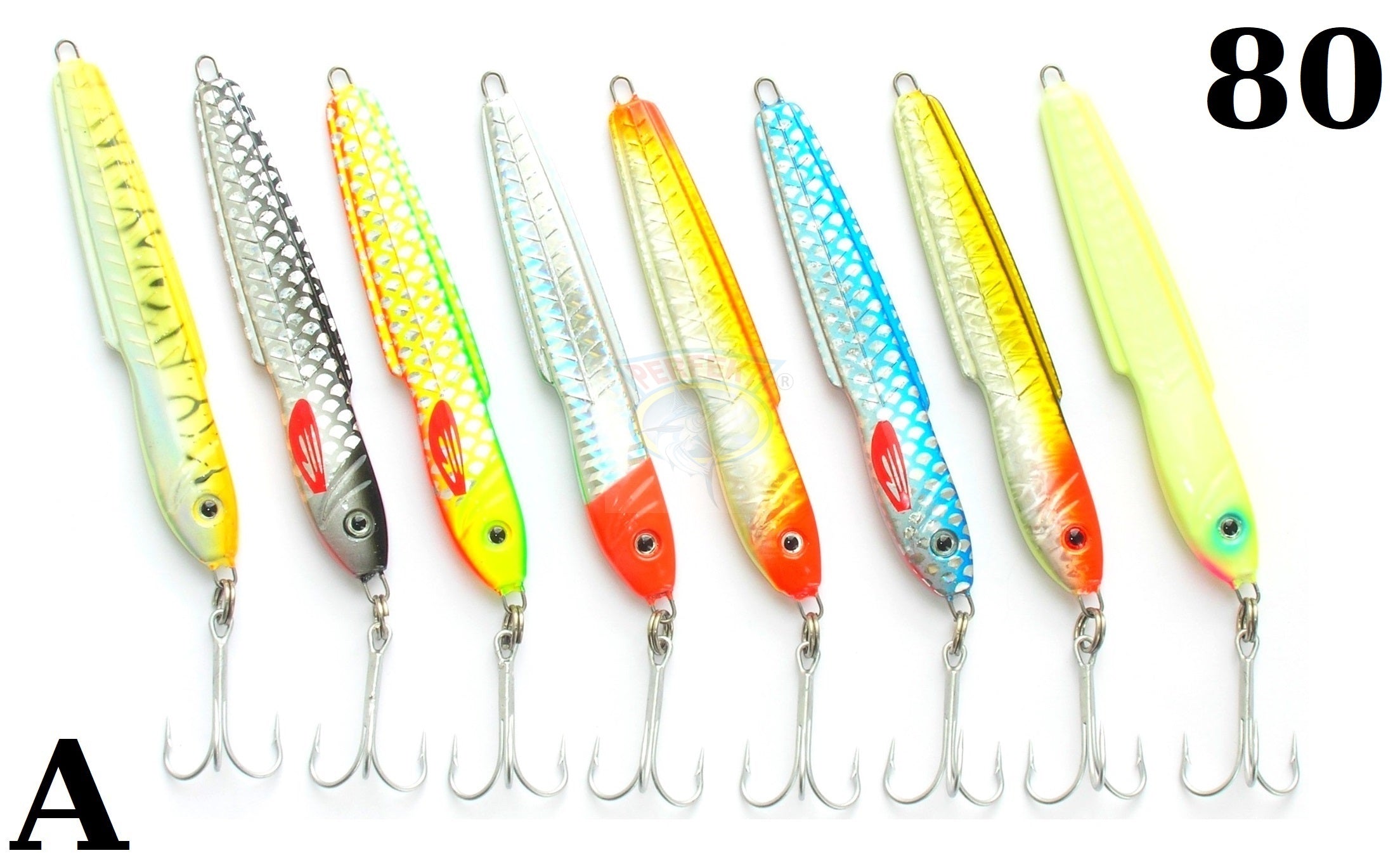 8 X COD PILKER PERFEKT BORA SPORT 80gr s.A.