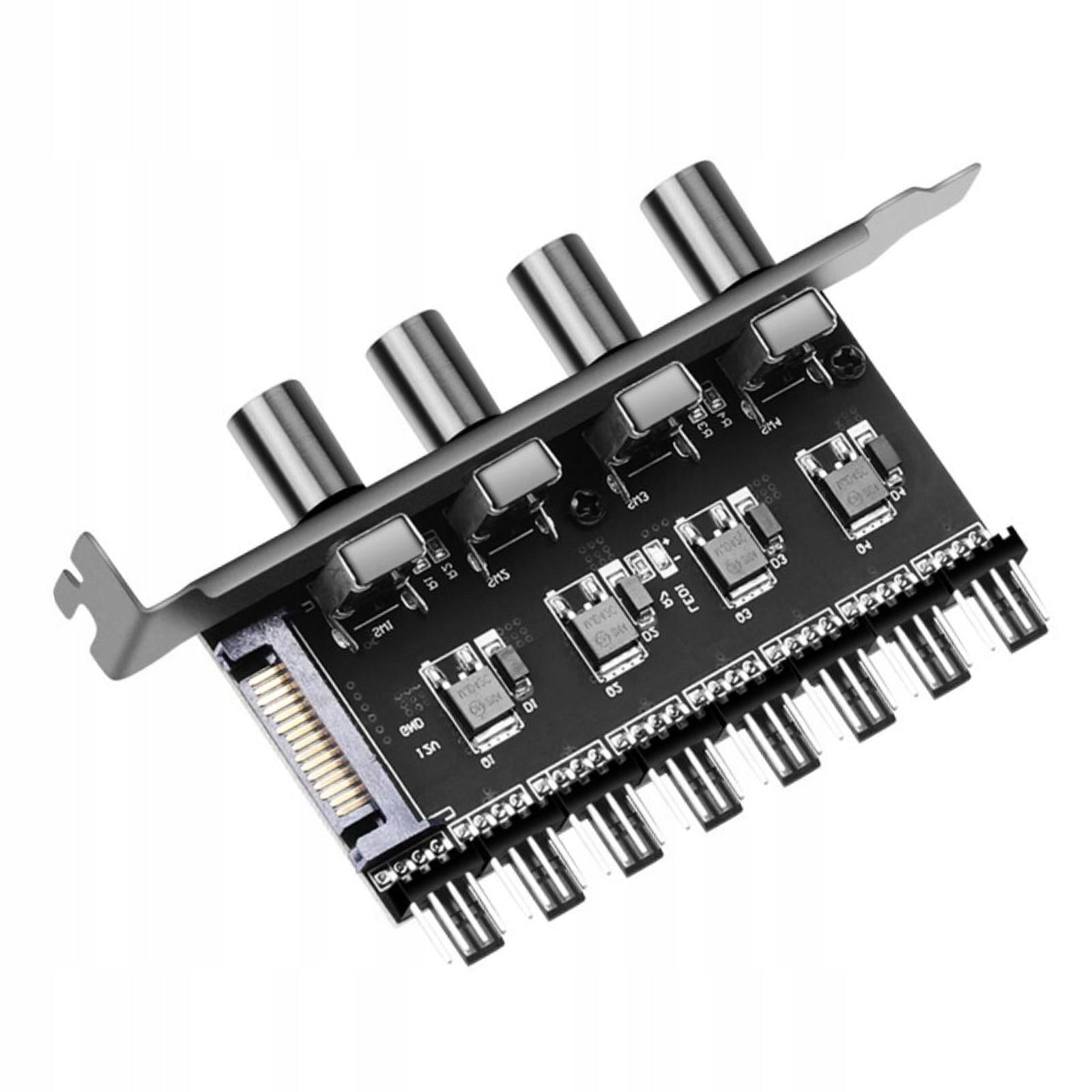8-kanałowy koncentrator wentylatora chłodzącego Model 12V 8-drożna obudowa komputera PC wentylator