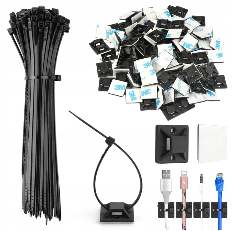 80 x HANDLE ORGANIZER CLIP HANGER FOR WIRE CABLES ORNAMENTS GARLANDS STRONG