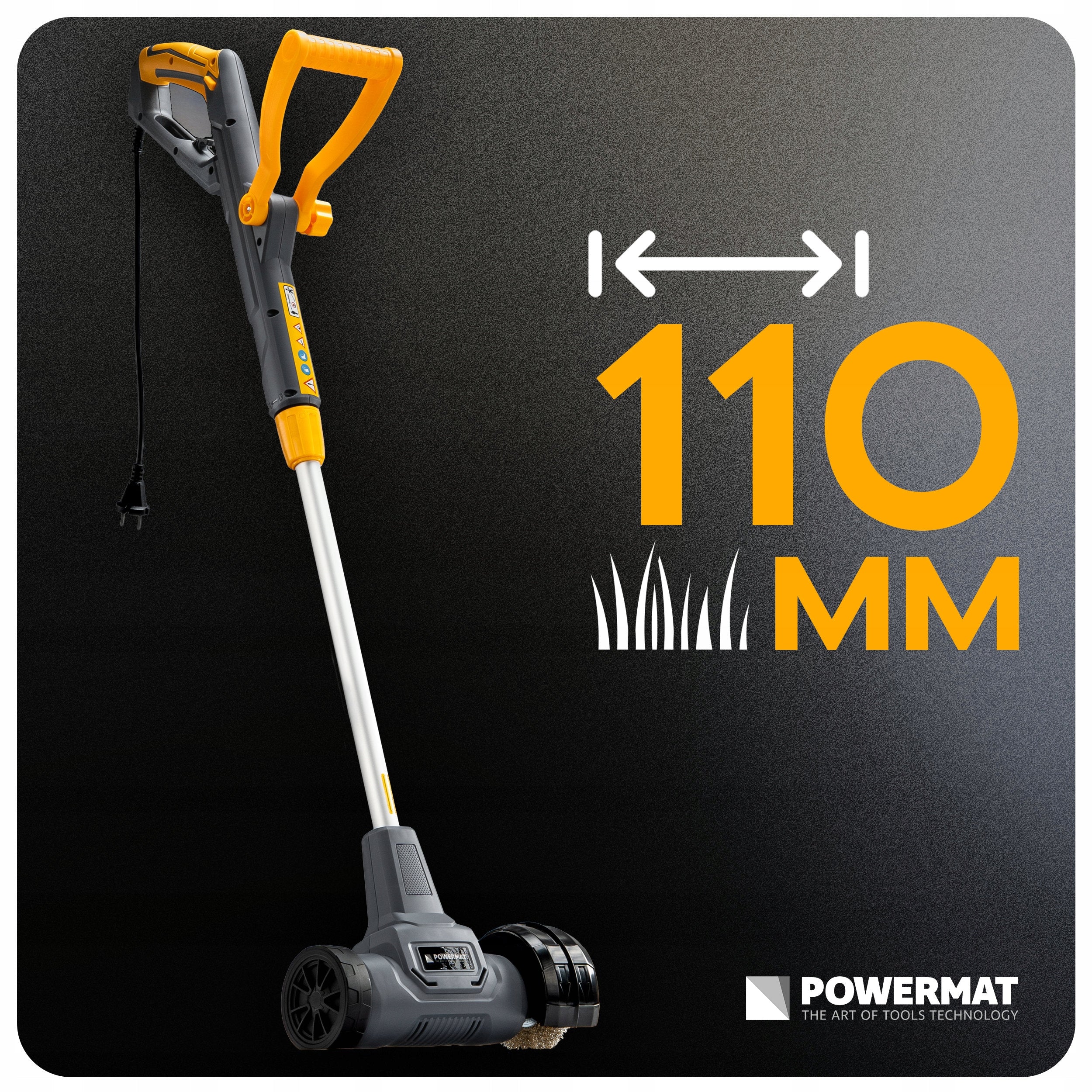 800W ELECTRIC TELESCOPIC EDGER FOR LAWN CUBE 2 BRUSHES Power supply electrical