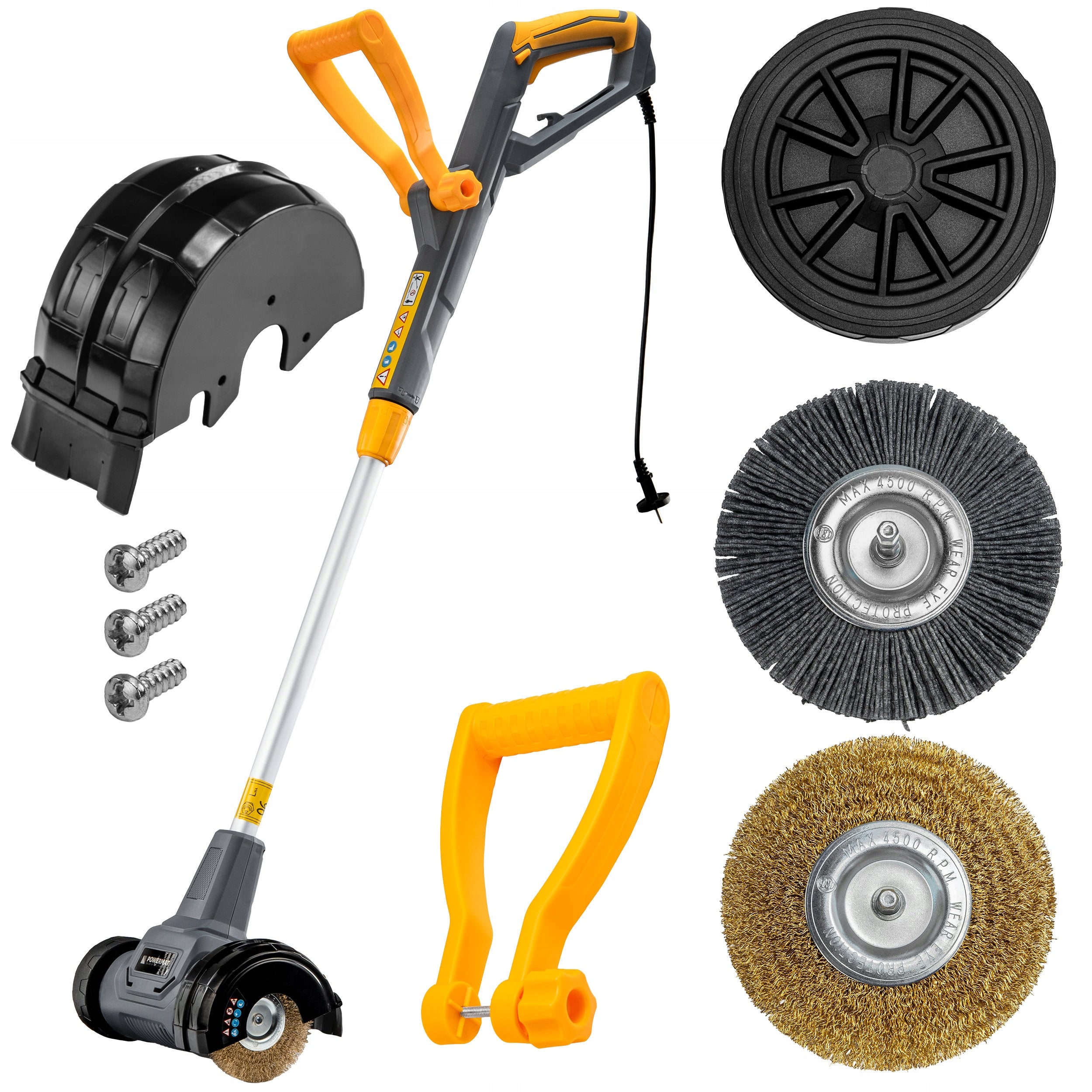 800W ELECTRIC TELESCOPIC EDGER FOR LAWN CUBE 2 BRUSHES