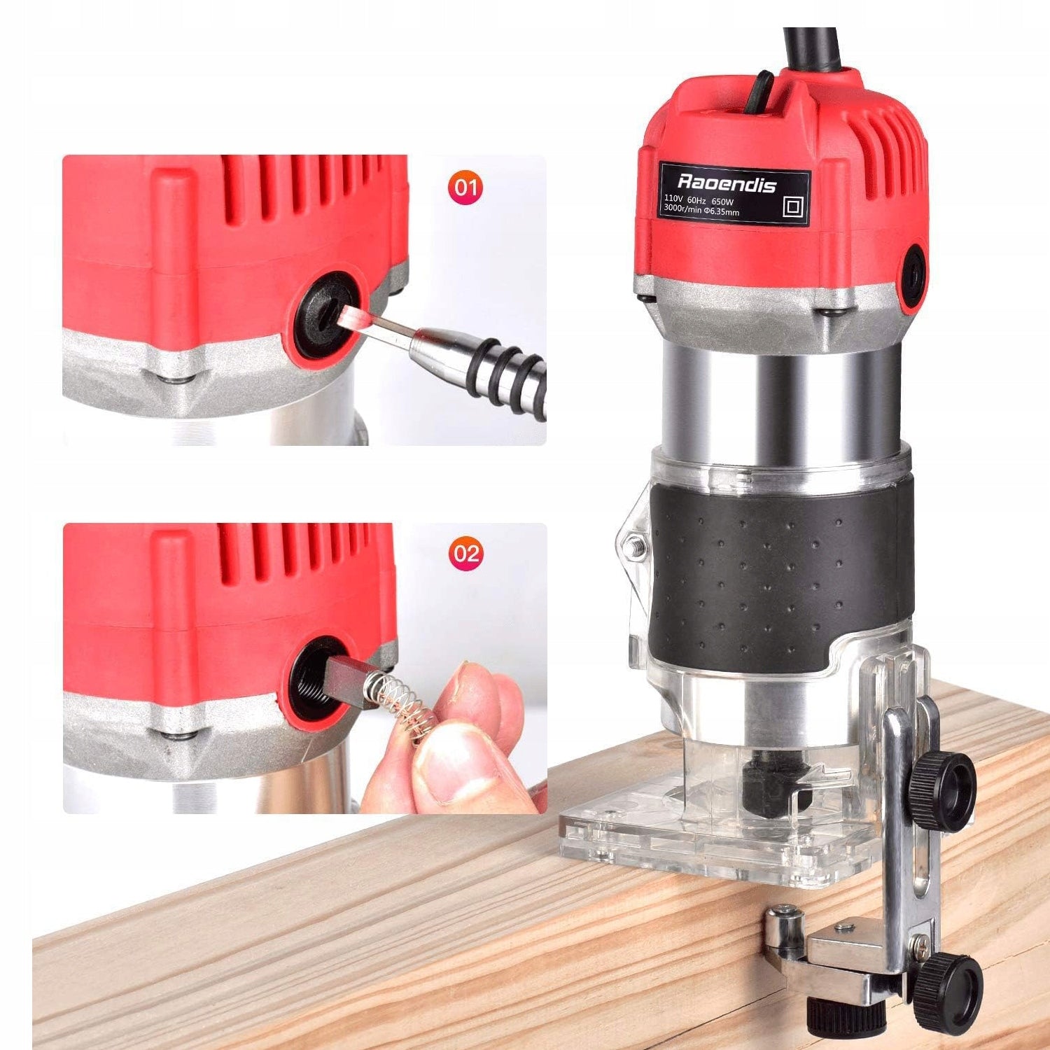 800W SPINDLE MILLING MACHINE WITH ERGONOMIC HANDLE FOR DIY 30000R/MIN Manufacturer code 78678678678