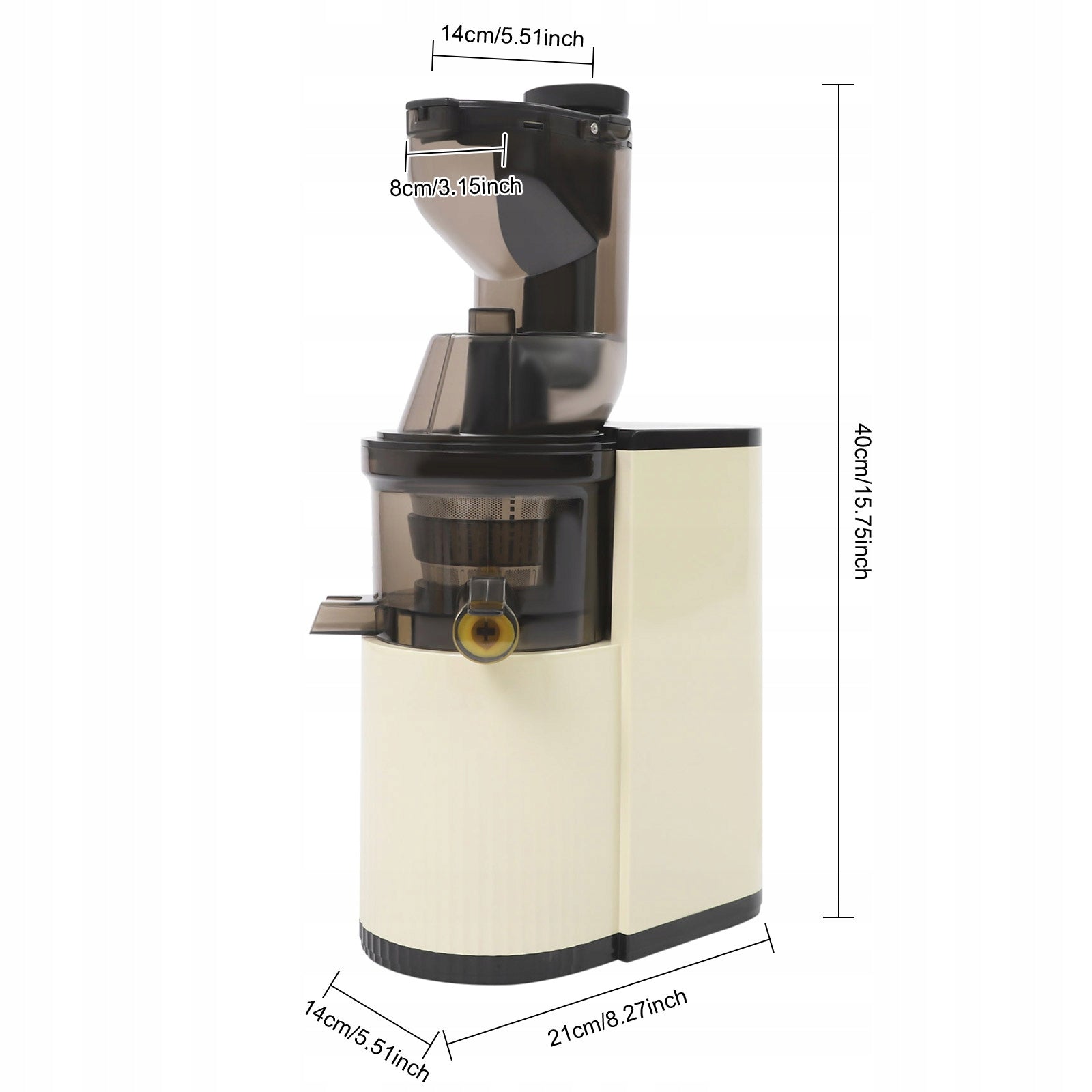 800W SPIRAL COLD JUICER, VEGETABLE AND FRUIT JUICER, SLOW JUICER Manufacturer code 800W SPIRAL COLD JUICER