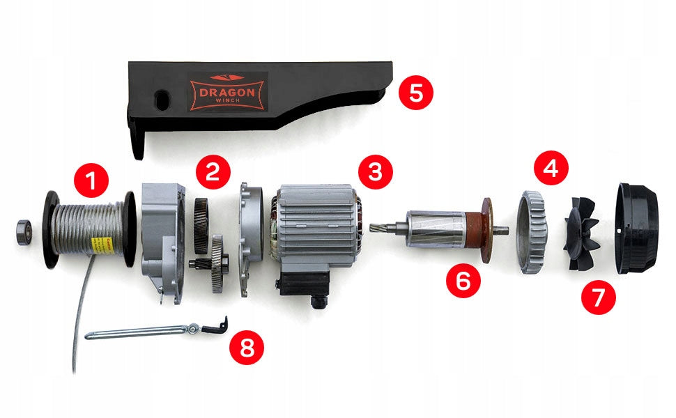 800kg ELECTRIC ROPE WINCH 230V workshop remote control motor Product weight with unit packaging 18.5 kg