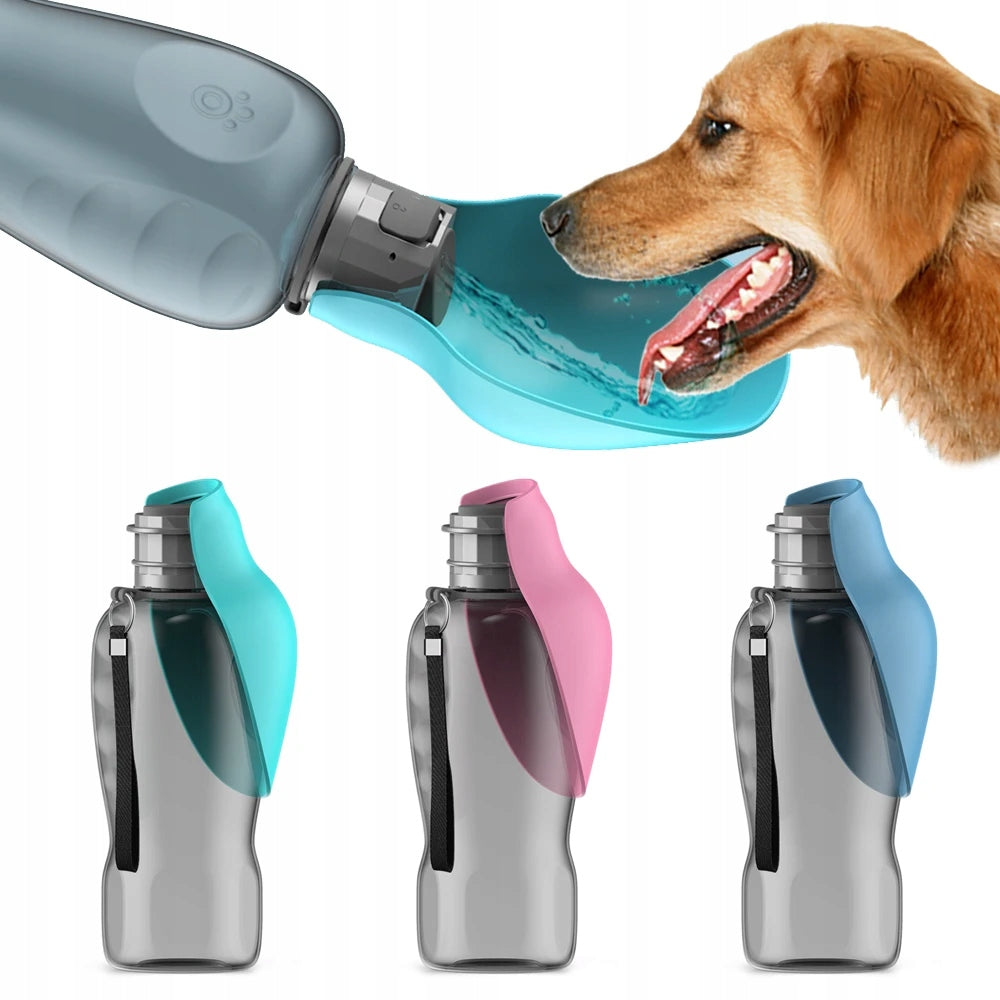 800ml Portable Dog Water Bottle For Large Pet Dogs