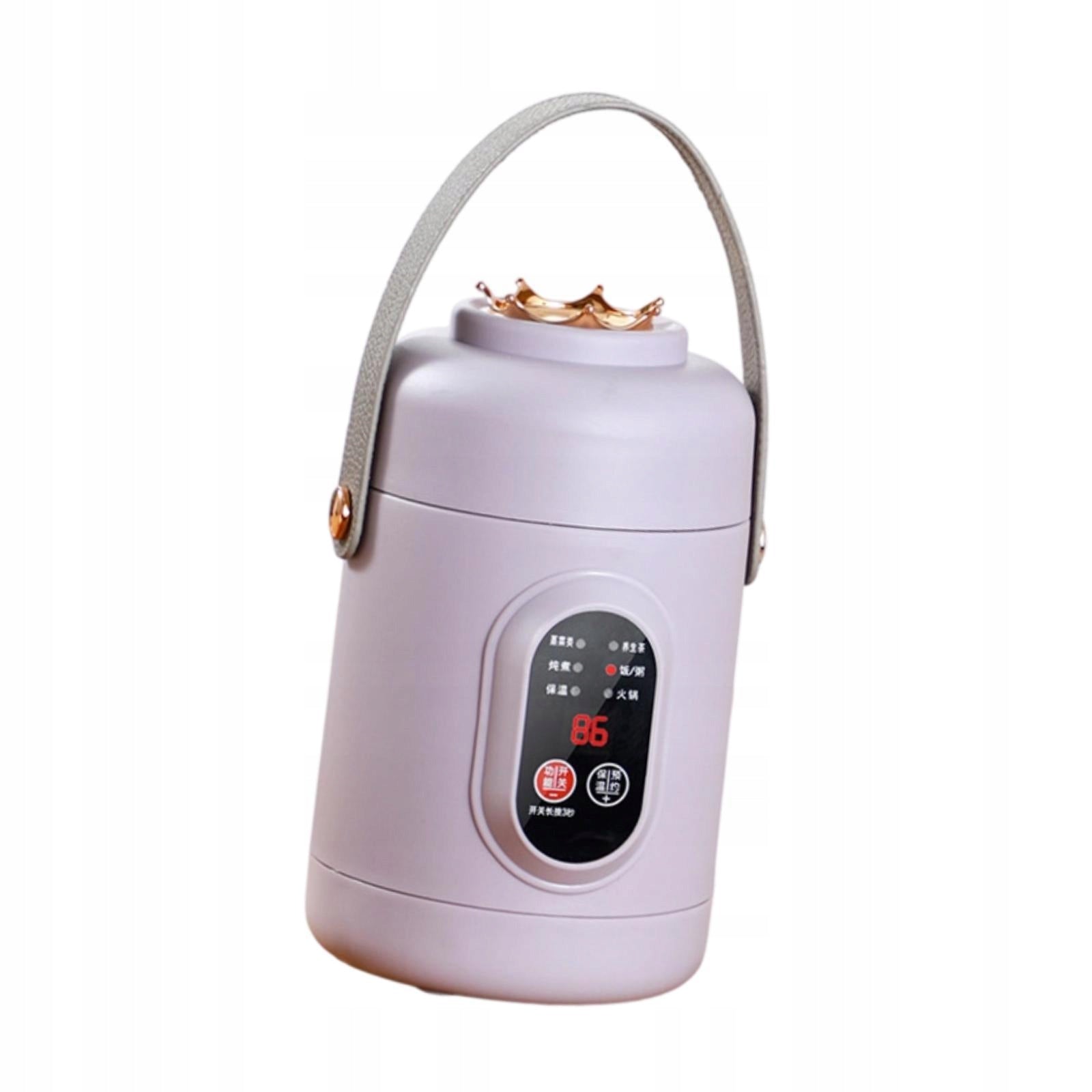 800ml Rice Cooker Nonstick Multiuse,Portable Ramen Cooking Pot purple