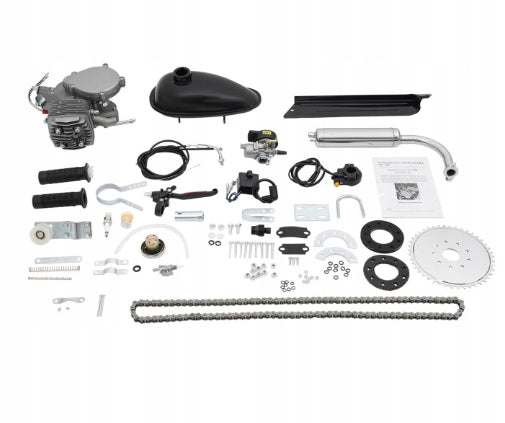 80CC 2-Stroke Bike Engine Kit Full Set Motor Conversion for 26in 28in Bike Packaging status original