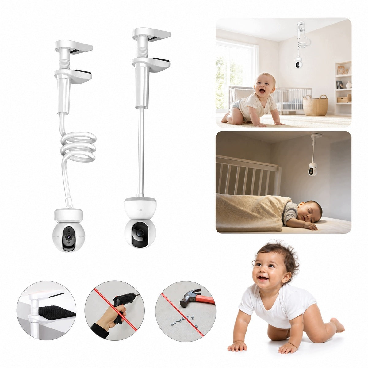 80CM ADJUSTABLE BABY MONITORING HOLDER FLEXIBLE NEW