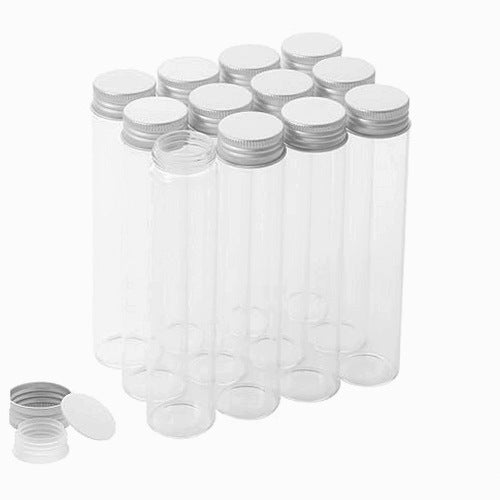 80ML LABORATORY BOROSILICATE GLASS TUBES SET OF 12PCS