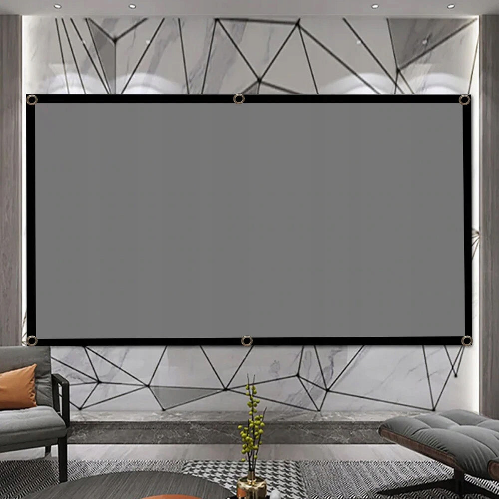 84 INCH 4K 186X105CM HD PROJECTION SCREEN FOR PROJECTOR PORTABLE