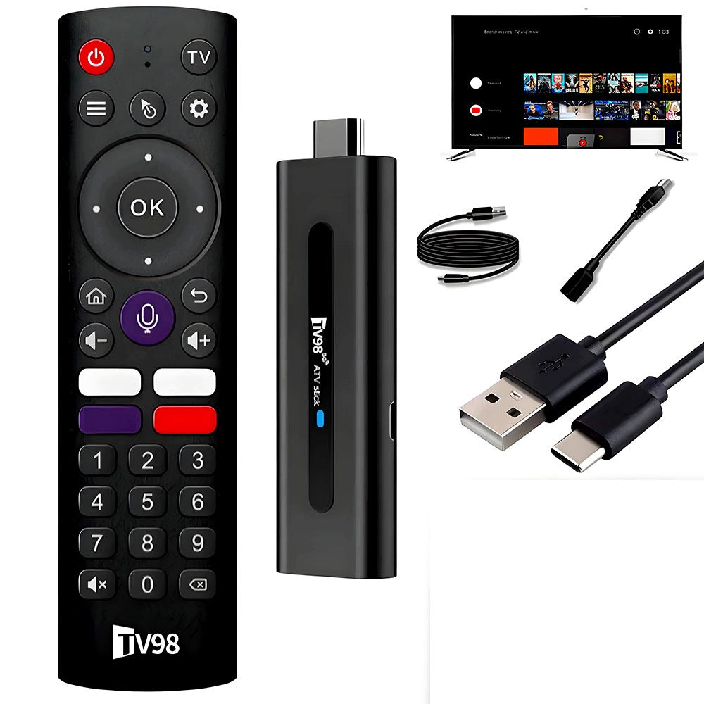 8K MEDIA PLAYER ANDROID ADAPTER 14 SMART TV STICK BOX WIFI