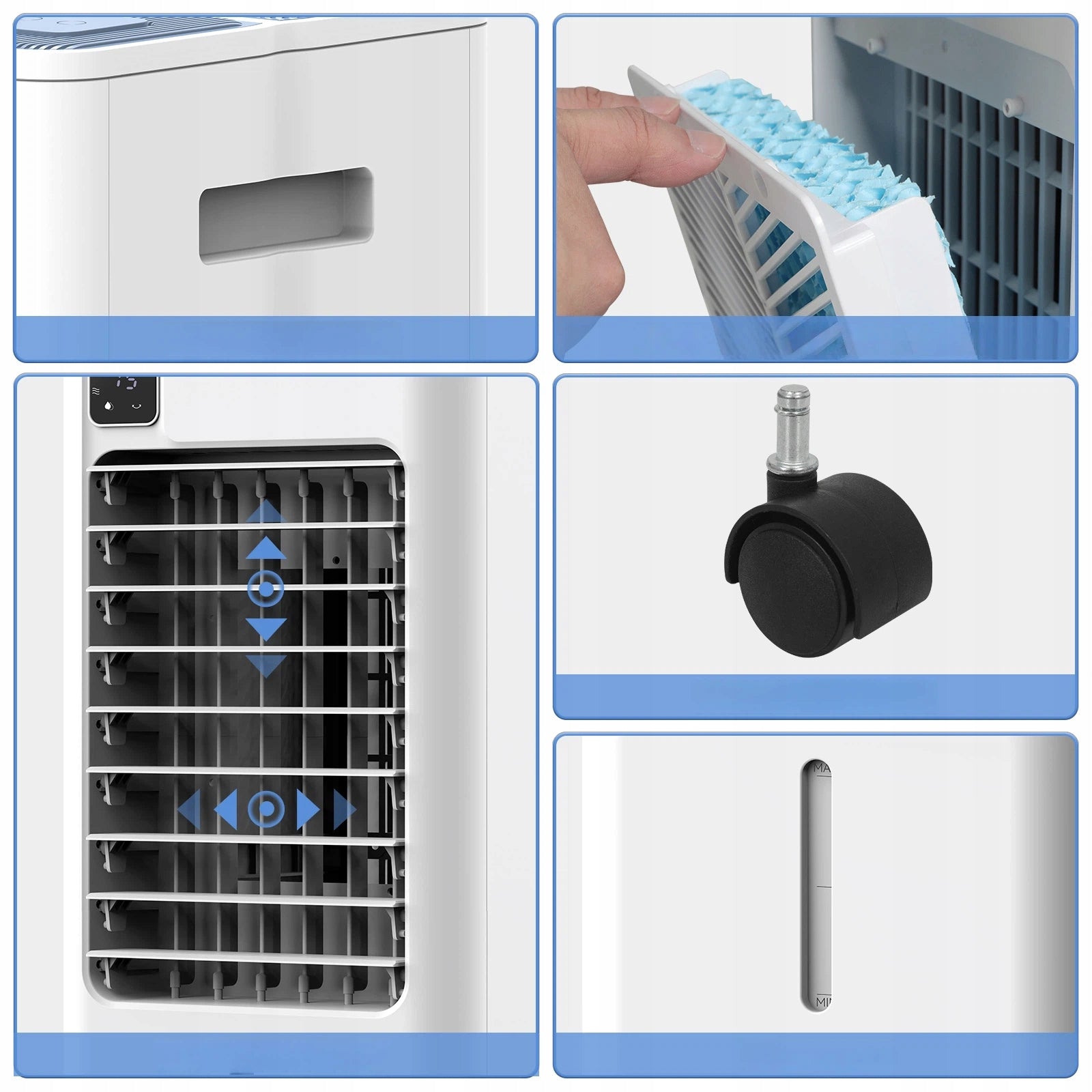 8L Air Conditioner Fan 3in1 Evaporative Air Cooler Remote Control Manufacturer code MR1004