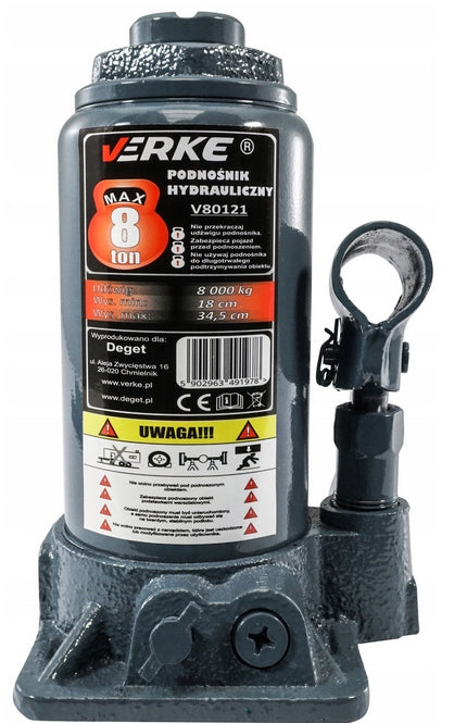 8T JACK HYDRAULIC JACK FROG BOLLARD EAN (GTIN) 5902963491978