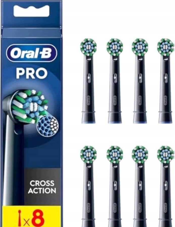 8XOriginal Braun Oral-B Cross Action Electric Toothbrush Tips