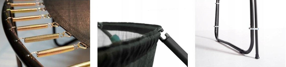 8ft Maxy Comfort Plus Garden Trampoline Kind with net