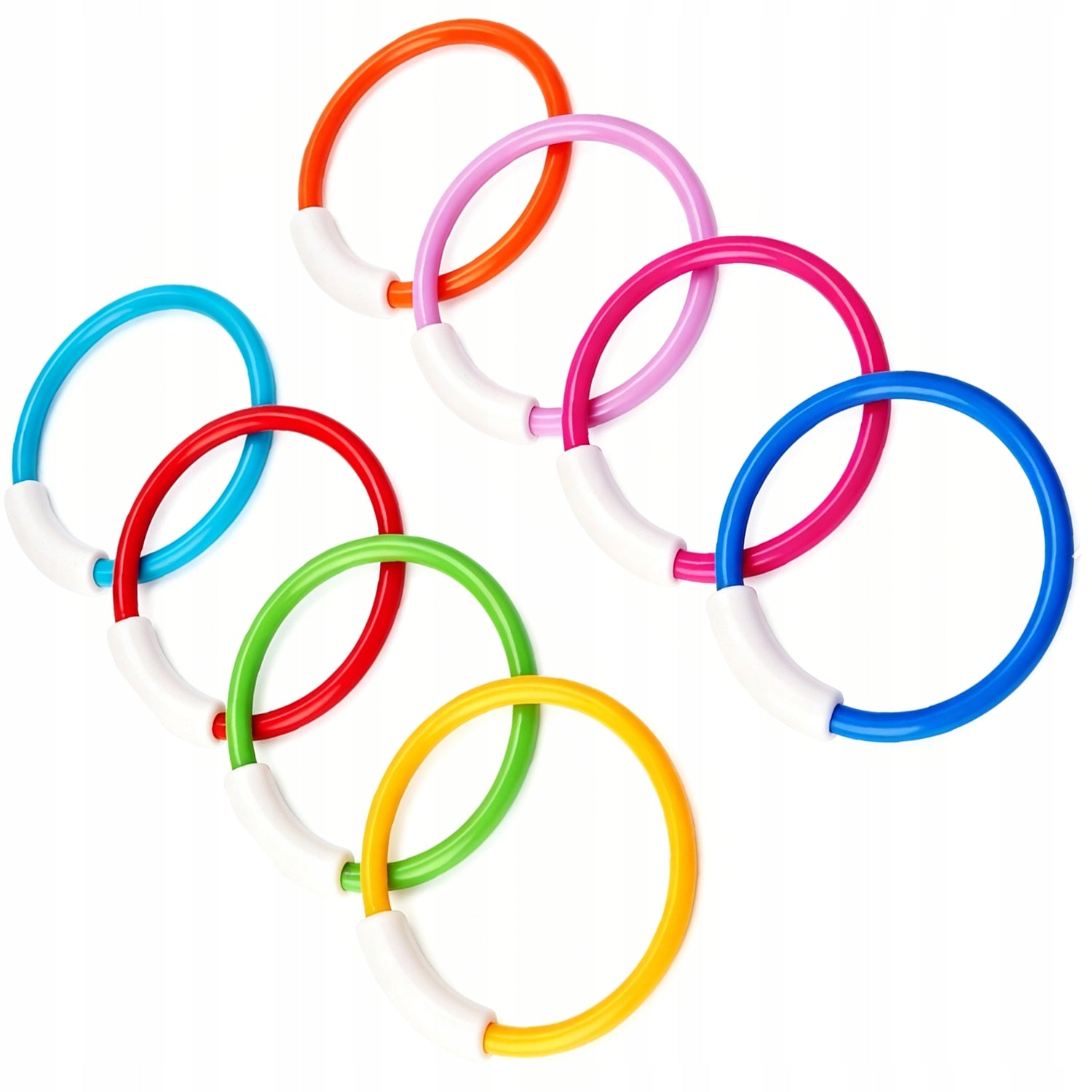 8x Diving Rings,Wheel Wheels Pool Diving Water Hoops