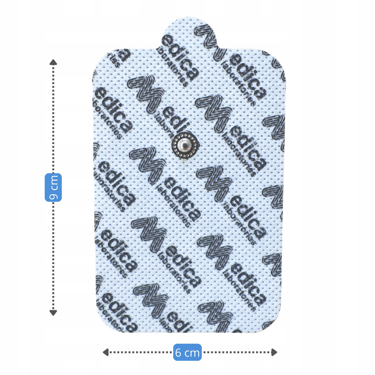 8x GEL ELECTRODES FOR ELECTROSTIMULATION 9x6 PADS TENS EMS (SNAP) Manufacturer code ML-S-05