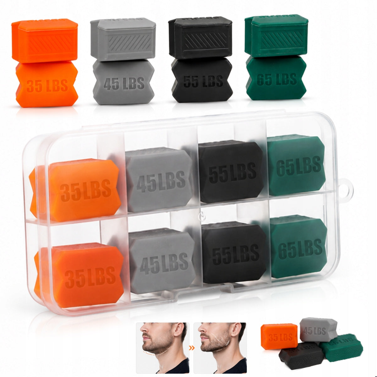 8x Jawline Mandible and Jawline Exercise Device