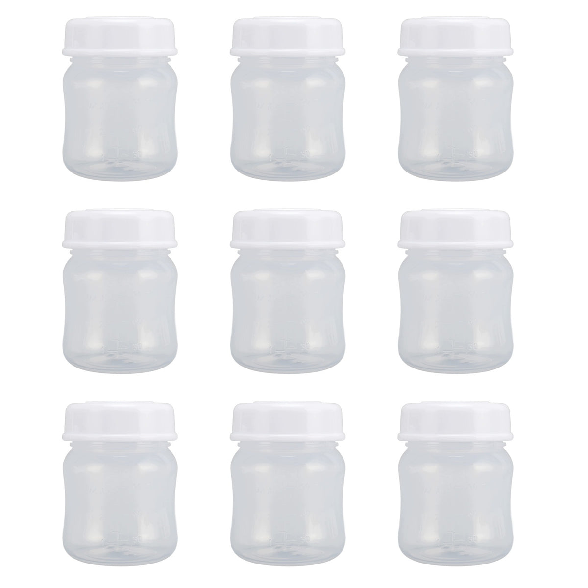 9 pcs 90ml Breast Milk Collection Bottle with Wide Neck GJ Medical device no