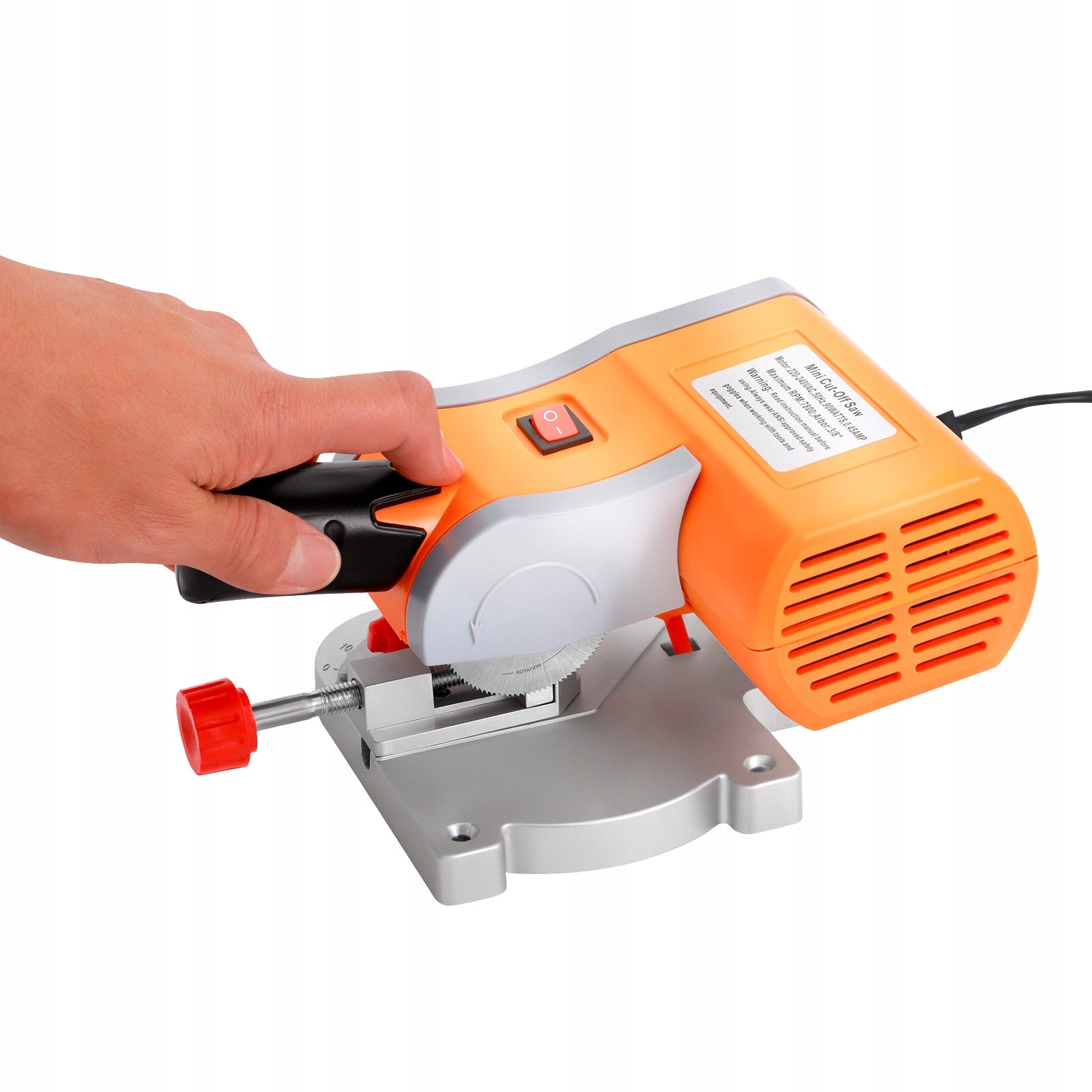 90W Mini Cut-Off Saw 7800rpm Portable for Wood Plastic Stone Metal Cutting Manufacturer code FL010703