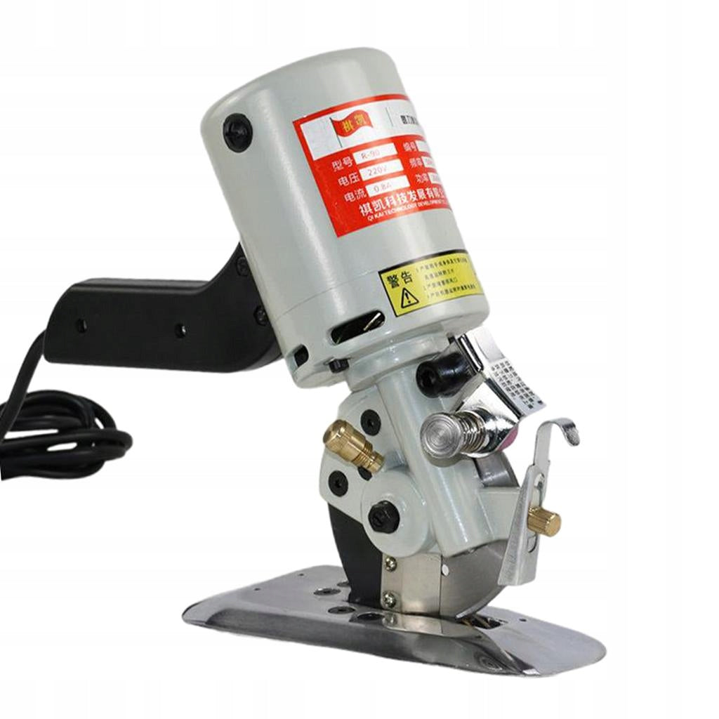 90mm Steel Electric Cutter Cloth Card Blanket Sewing Cutting Machine 220V Brand no brand