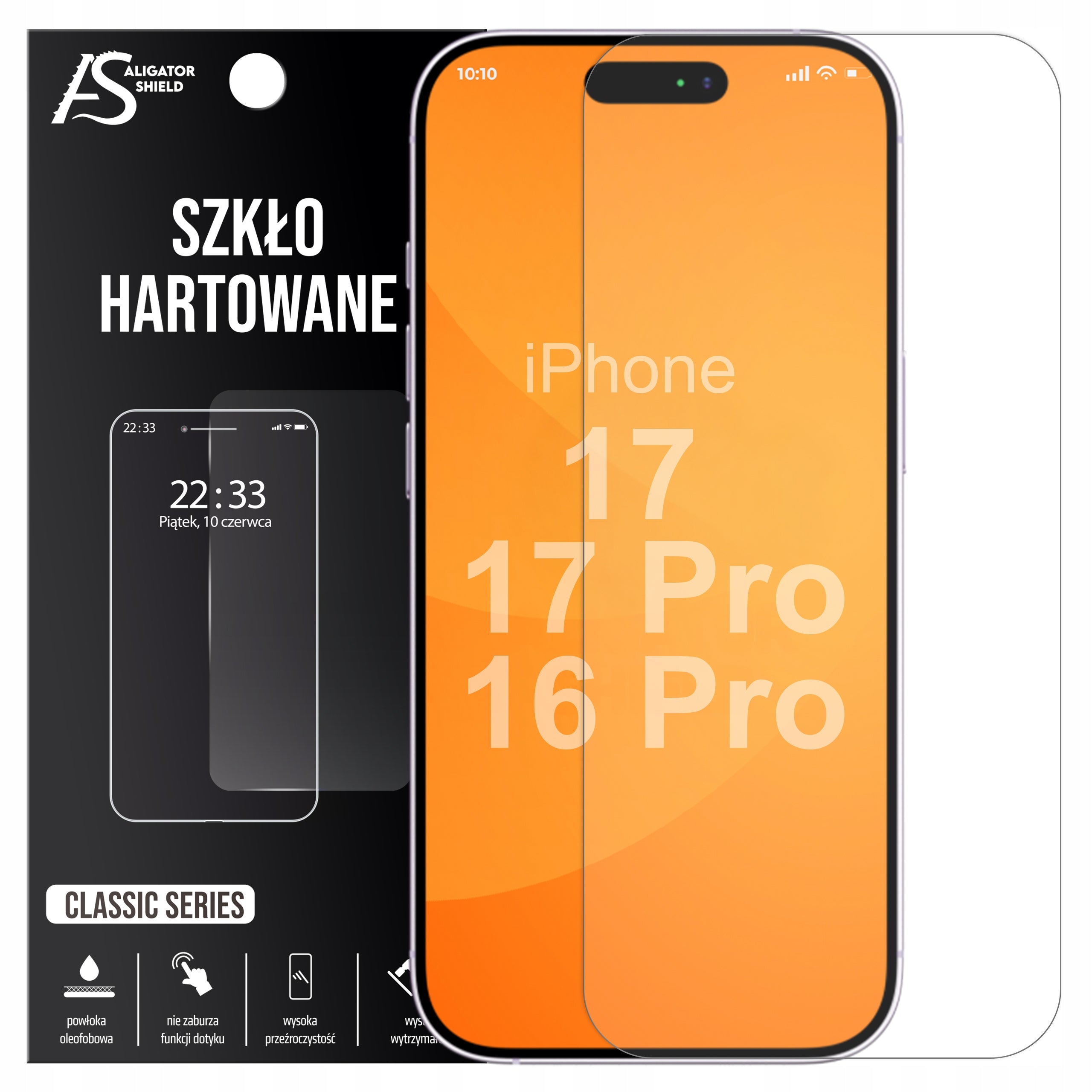9H TEMPERED GLASS FOR IPHONE 17 / 17 PRO / 16 PRO FAST SCREEN PROTECTOR