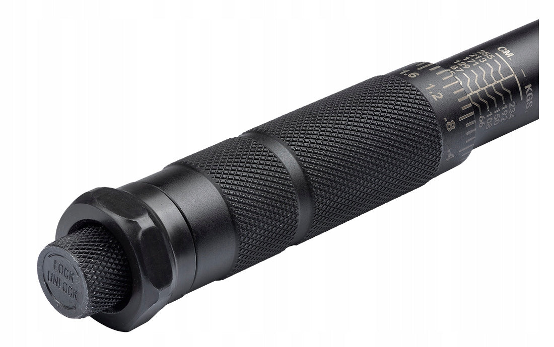 Momentinis raktas REDATS 1/4", 5–25 Nm, su fiksatoriumi, juodas
