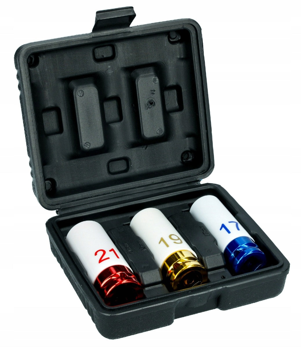 Raktas su momentu 1/2" ratams 28–210 Nm su smūginiais antgaliais INVENTO
