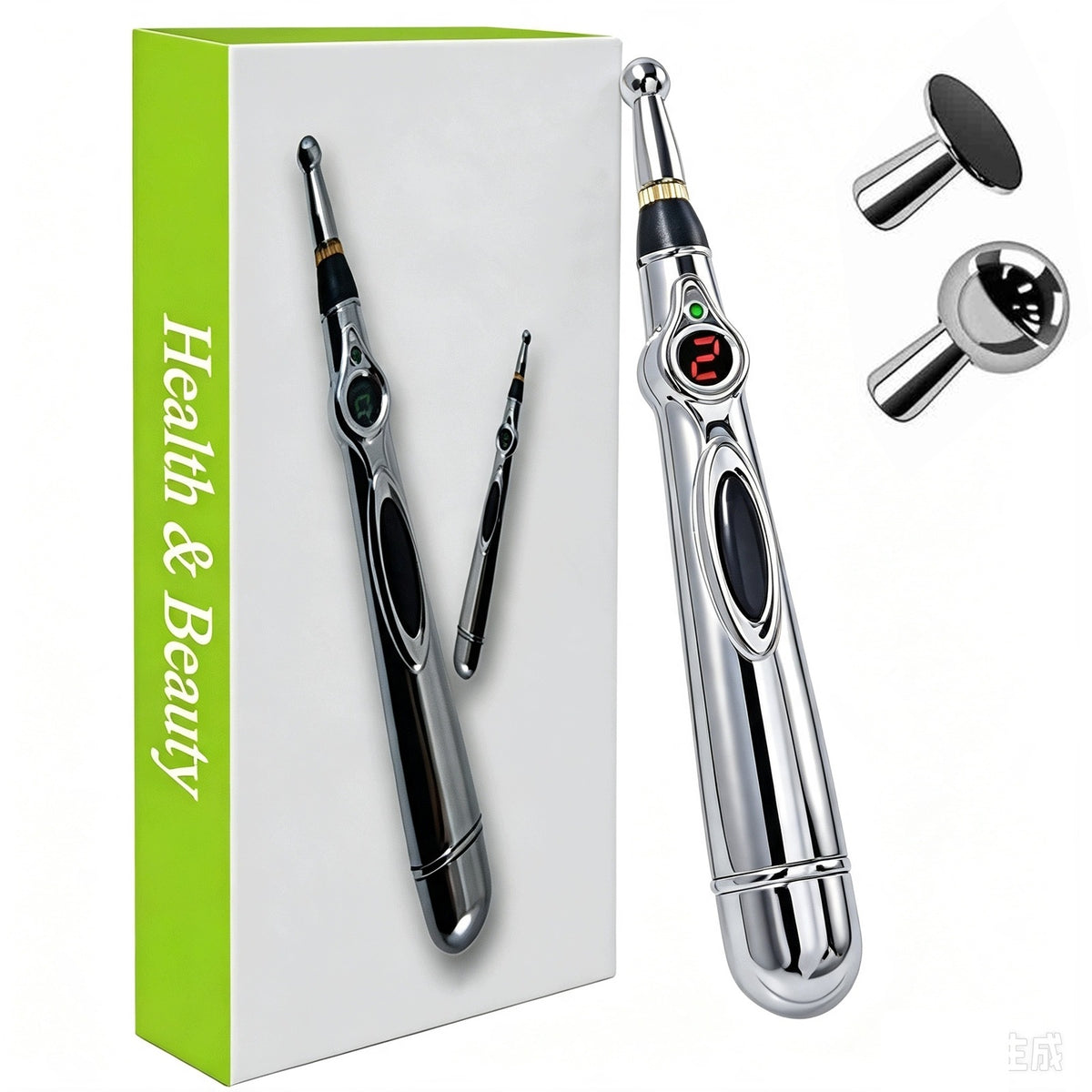 9in1 PEN ELECTROSTIMULATION ACUPUNCTURE DEVICE WITH 3 TIPS