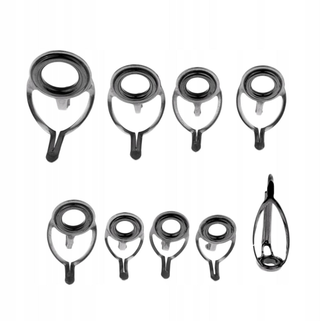 9pcs / set Repair Fishing Rod Guides Brand no brand