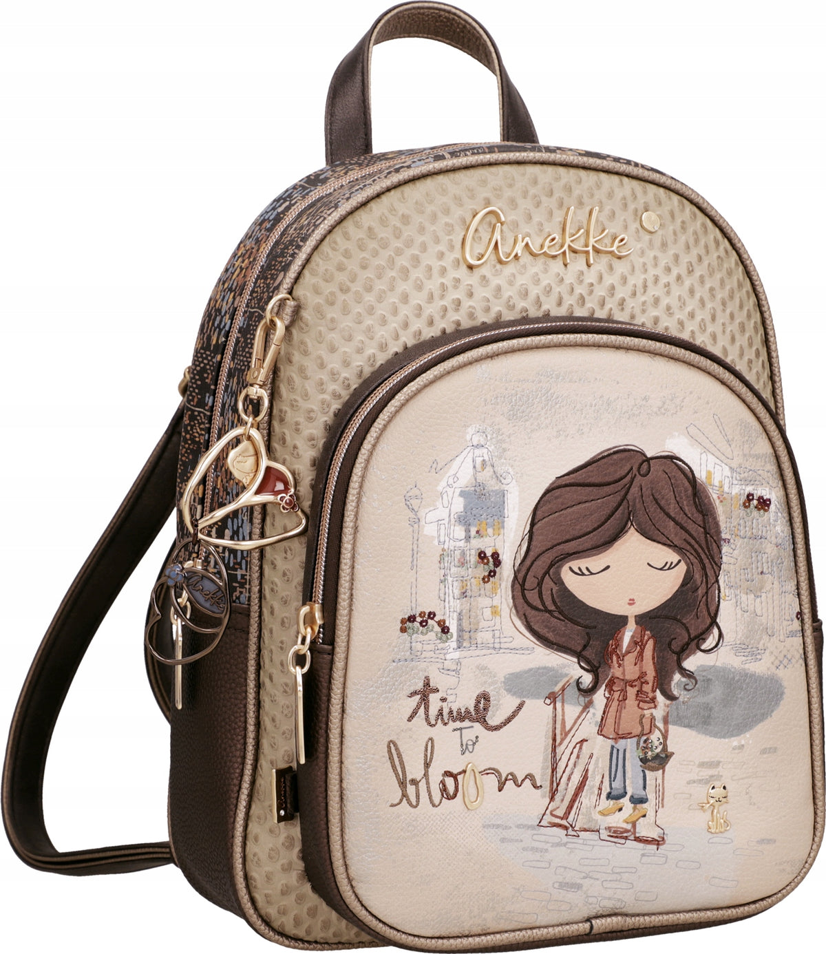 A036 Anekke medium city backpack elegant Tulip Orchestra 43705-197