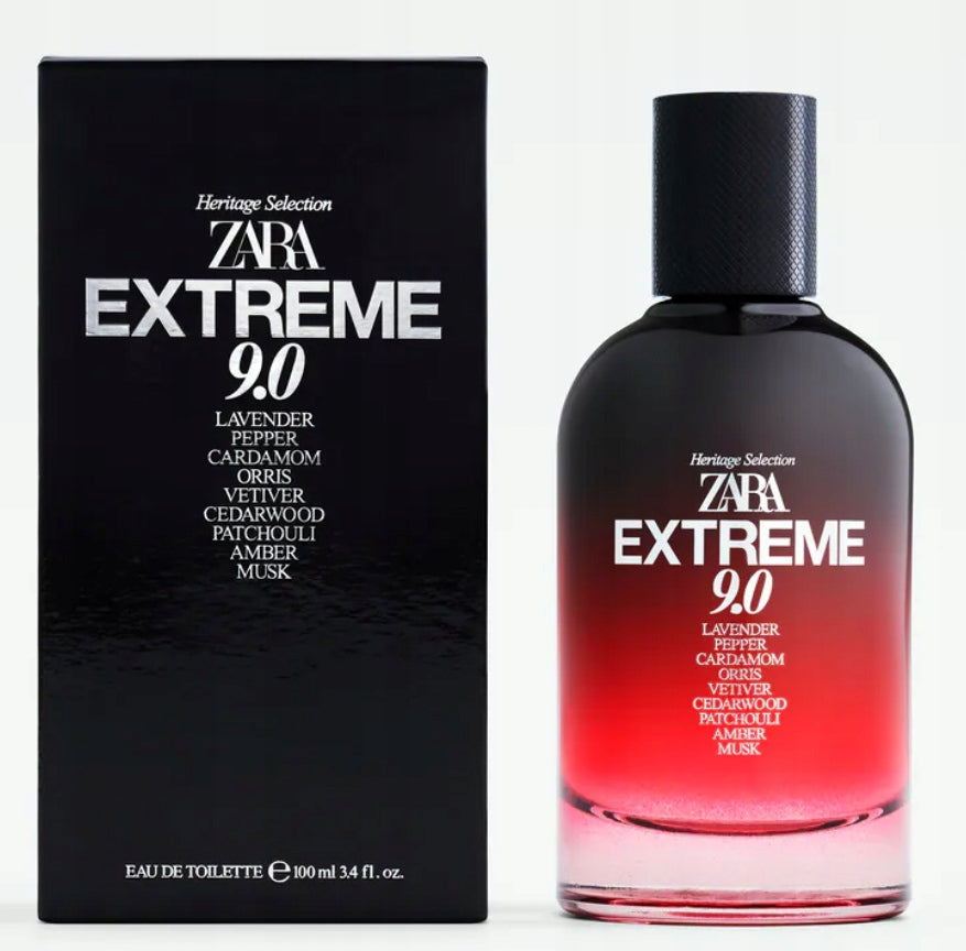 A268 PERFUME ZARA EXTREME 9.0 100 ML ZARA BOX NEW