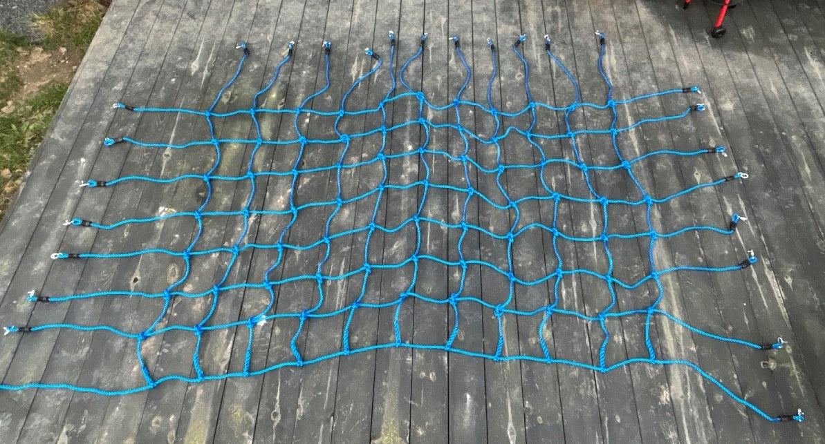 A4B CLIMBING NET CLIMBING 200x300cm SQUARE TOYS BLUE S-HOOK EAN (GTIN) 5903796052619